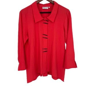 Habitat Red Gauze Women's Top